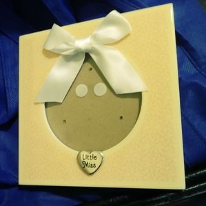 Hallmark Plaque Little Miss With A Bow.
